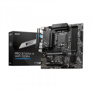 MSI PRO B760M-A WIFI DDR4 LGA 1700 Micro-ATX Motherboard